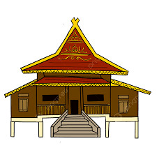 Ilustrasi rumah adat