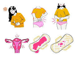 Ilustrasi menstruasi