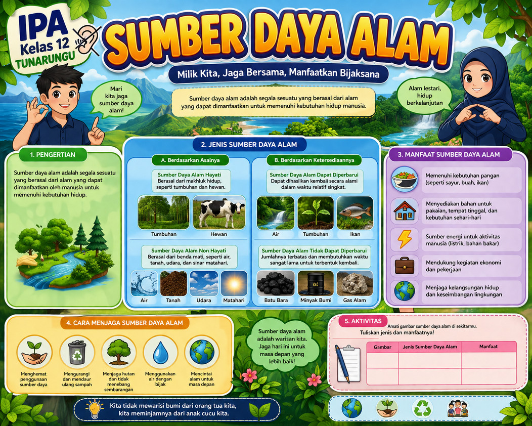 Media Pembelajaran Visual IPA Kelas XII SMALB