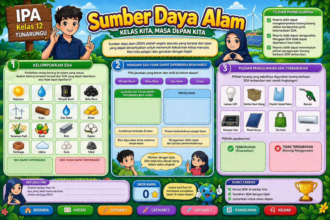 Media Pembelajaran Visual IPA Kelas XII SMALB