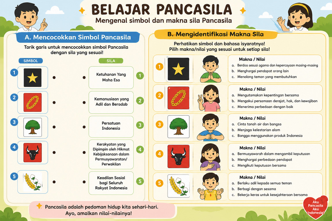 Media Pembelajaran Visual Pancasila Kelas 2 SDLB Tunarungu