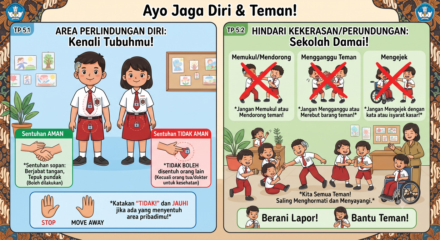 Media Pembelajaran Ayo Jaga Diri dan Teman Pancasila Kelas 2 SDLB Tunarungu