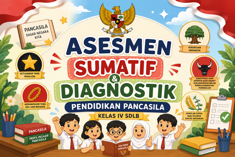 Lembar Instrumen Asesmen Pendidikan Pancasila Kelas IV SDLB Tunarungu