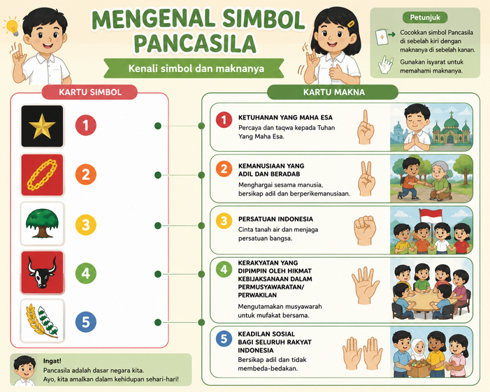 Materi Pendidikan Pancasila Kelas IV SDLB Tunarungu