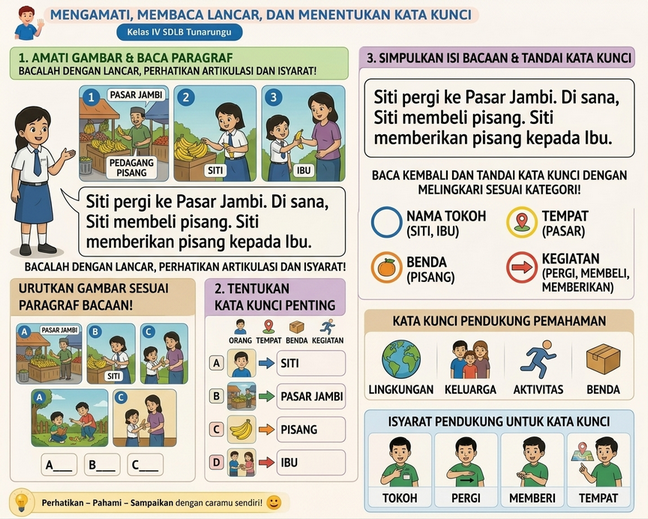 Materi Pembelajaran Kelas IV SDLB Tunarungu