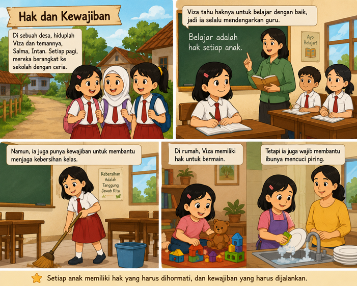 Komik Hak dan Kewajiban Viza