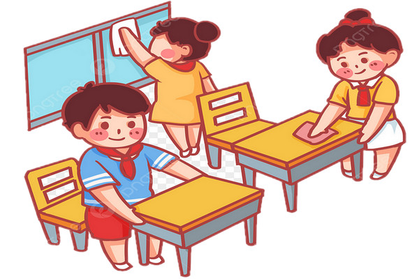 Gambar siswa sedang meminjamkan alat tulis atau membantu merapikan meja